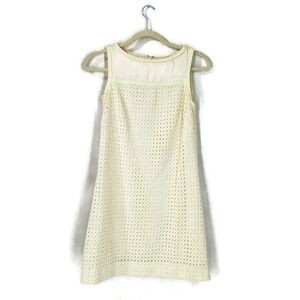 Vintage Lilly Pulitzer Sophia Dress Crochet Eyelet Silk Cotton Retro 50's Style